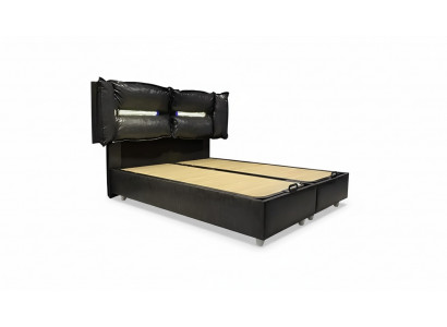 Wood Design Bed Double Luxury Marriage Modern Hotel Frame Sleep Room Beds