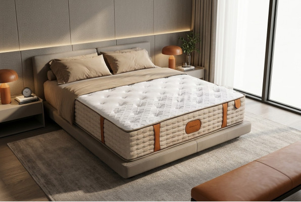 High-Quality Hotel Mattress 25cm King Size Extra Thick Mattress 200x200cm