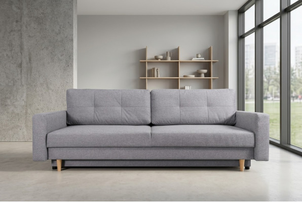 3-seater sofa gray sofas style luxury living room modern design upholstery fabric new