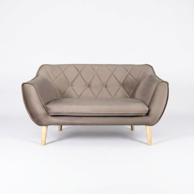 Refined 2-seater sofa in modern style by European furniture manufacturers