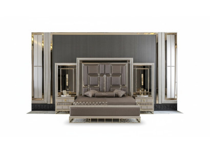 Bed Brown Elegant Bedroom Design Beautiful Luxury Double Beds