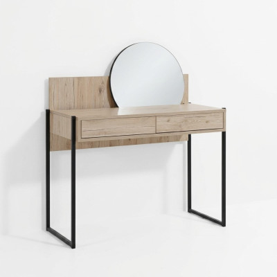 Vanity table beige bedroom mirror furniture design elegant luxury beautiful new