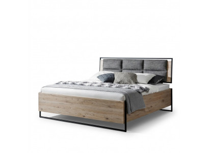 Bed Beige Loft Design Modern Double Beds Bedroom Elegant Furniture New