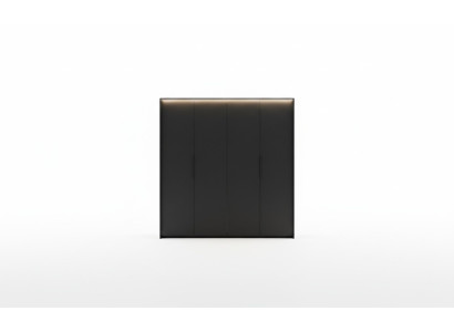 Wardrobe Black Luxury Wood Bedroom Elegant Closet Design Modern