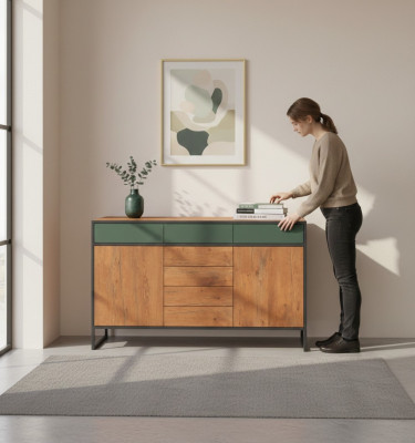 Chest of drawers brown elegant design modern furniture bedroom cabinet beautiful