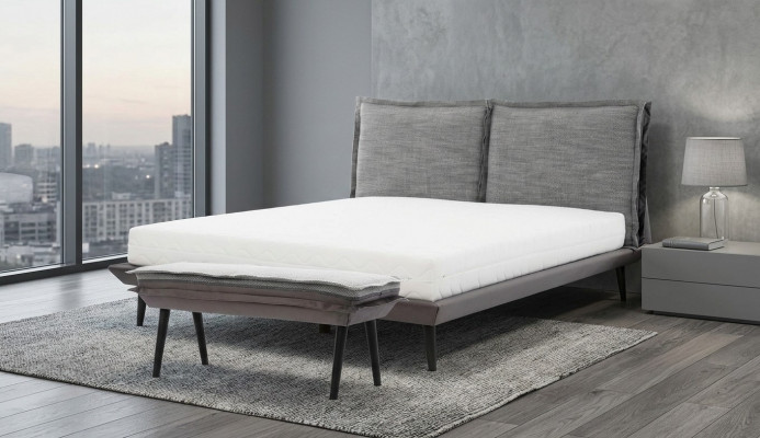 Bed Gray Beautiful Design Modern Luxury Beds Bedroom Elegant Furniture