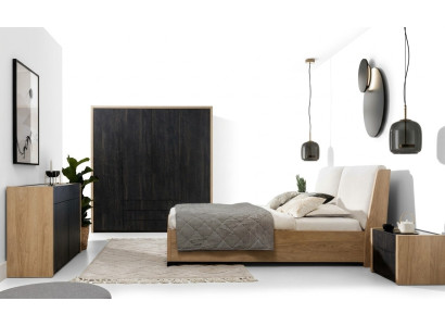 Wardrobe Black Wood Bedroom Design Modern Furniture Wardrobe Cabinet