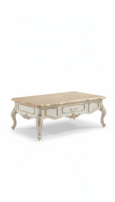 Coffee table white tables living room elegant classic design furniture