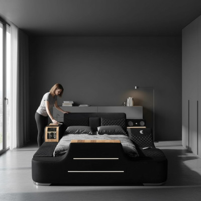 Bed with TV lift, television multifunction beds, double bed, bedroom