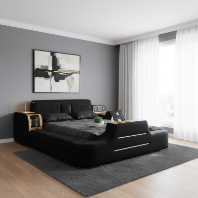 Bed with TV lift, television multifunction beds, double bed, bedroom
