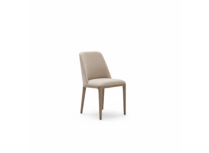 Luxury Design Upholstered Chair Chairs Seat Dining Room Wood Textile Armchair Solid Wood