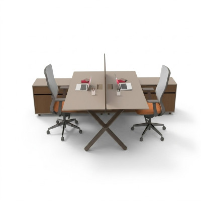 Large solid wood writing desk