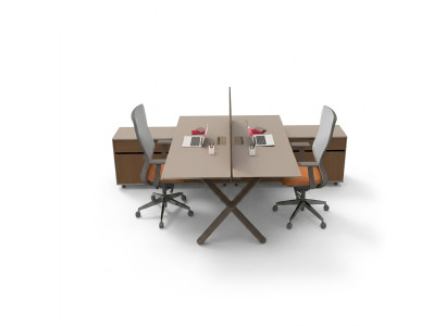 Large solid wood writing desk