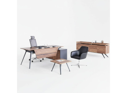 Desk Coffee Table Sideboard Office Study Brown Modern Wood
