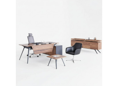 Desk Coffee Table Sideboard Office Study Brown Modern Wood