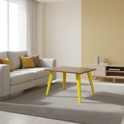 Small wooden coffee table, modern side tables, designer luxury wooden furniture.