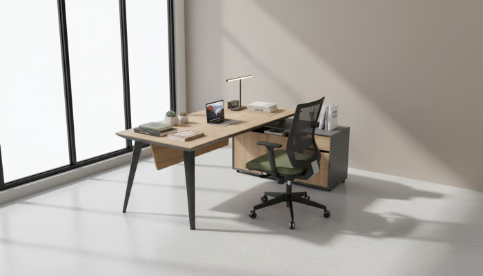 Corner desk office table large executive desks desk furniture brown