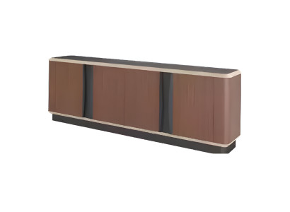 Luxury mobile wooden side table