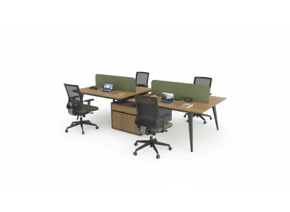 Office desk worktable office group for 4 people desks writing furniture