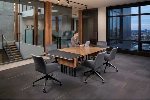 Large meeting table conference table luxury office furniture equipment new