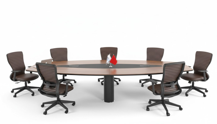 Conference table large meeting table elegant designer furniture wooden furniture
