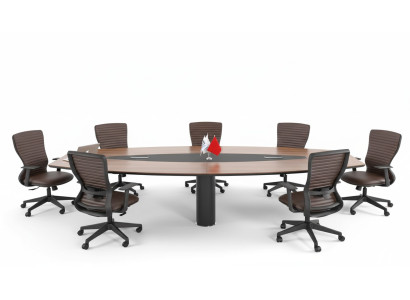 Conference table large meeting table elegant designer furniture wooden furniture