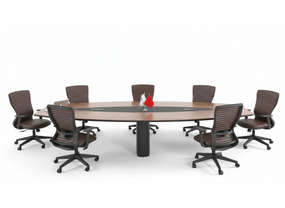 Conference table large meeting table elegant designer furniture wooden furniture