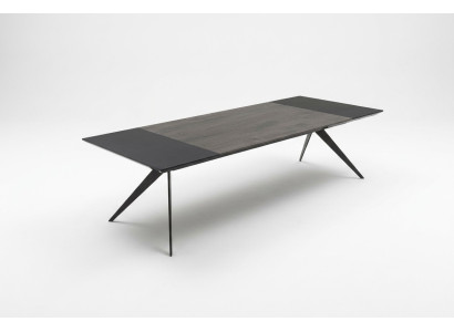 Large conference table, office furniture, meeting table, office furnishings, brown
