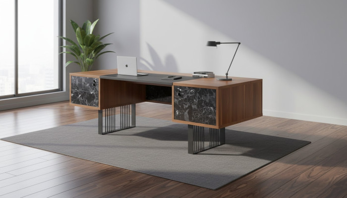 Solid wood desk study furniture office furnishings designer furniture