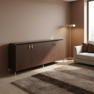 Sideboard Modern Cabinet Sideboard Office Furniture Wood Metal Furniture Luxury