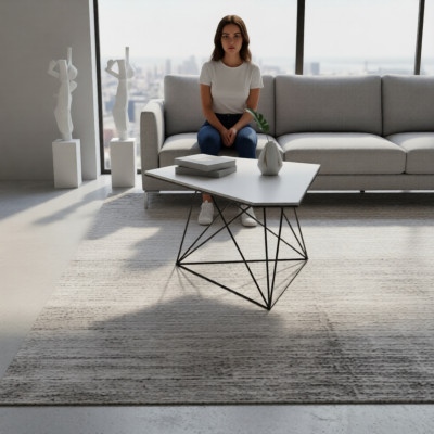 Modern coffee table, side tables, office furniture design, white, new
