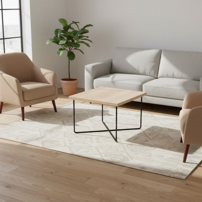 Designer metal coffee table, wooden furniture, study room furnishings, office furniture.