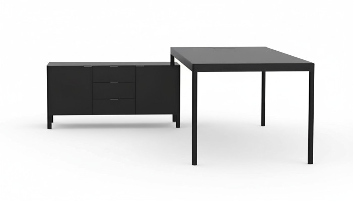 Corner desk work writing office table luxury class designer furniture tables