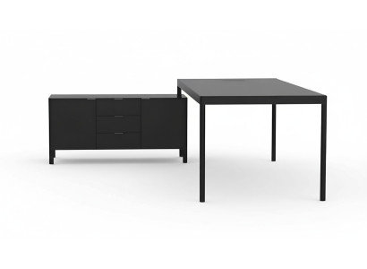 Corner desk work writing office table luxury class designer furniture tables
