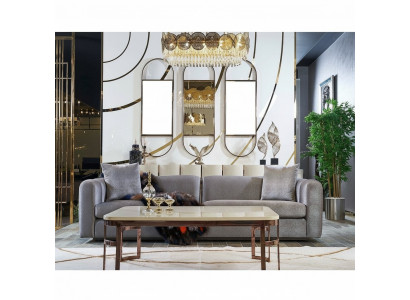 Luxury Set 2-Piece Sofa 3-Seater Coffee Table Sofa Sofas Armchair New