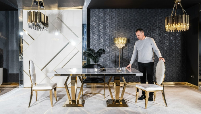 Luxury Dining Tables Dining Room Table Dining Room Modern Stainless Steel White