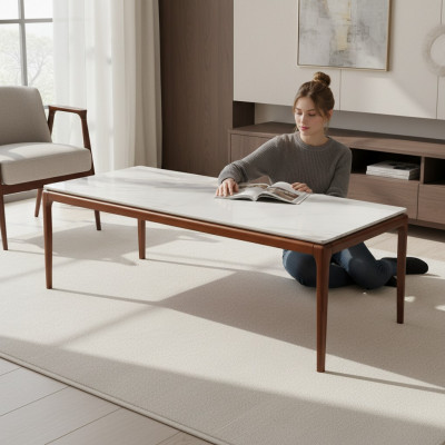 Modern table living room table coffee table designer brown