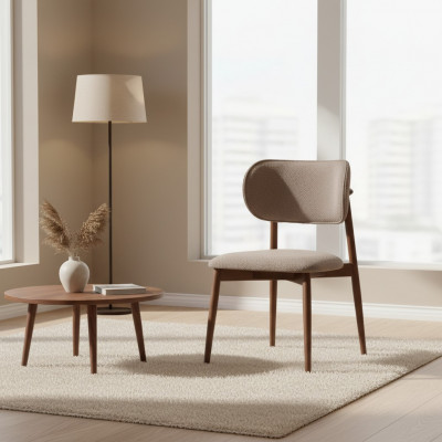 Dining chair set armchair upholstered wood chairs hotel royal