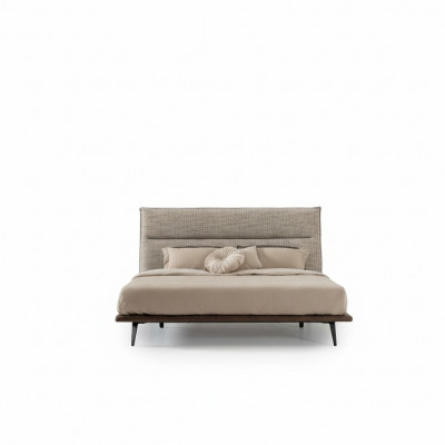 Modern loft design bedroom bed design luxury beds upholstery style furniture new gray