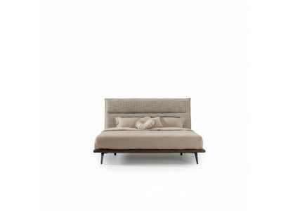 Modern loft design bedroom bed design luxury beds upholstery style furniture new gray