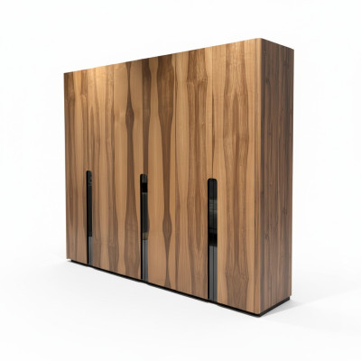 Six-door wardrobe closet wood furniture bedroom XXL wood