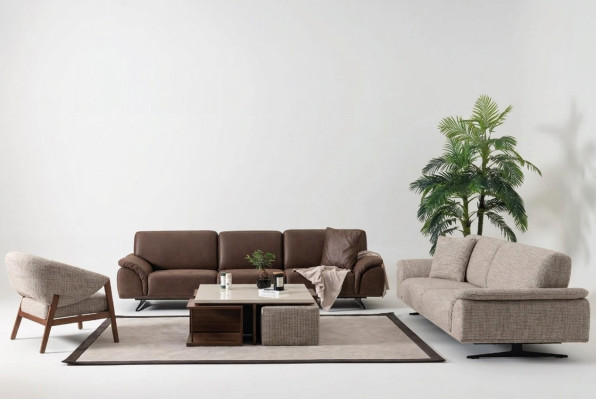 Sofa set 3+3+1 seater couch living area set design modern