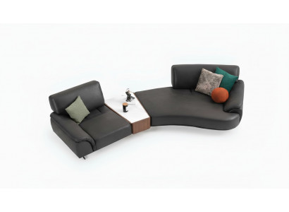 Round living room couch furniture 5 seat couches round sofa furniture textile