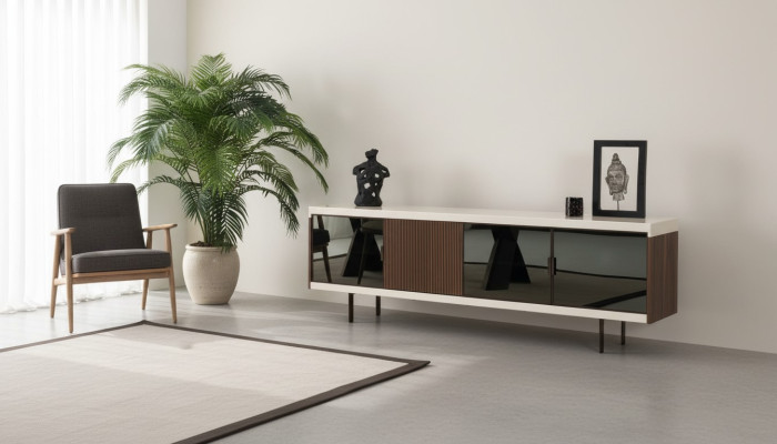 Low sideboard cabinet dresser cabinets 225cm sideboard