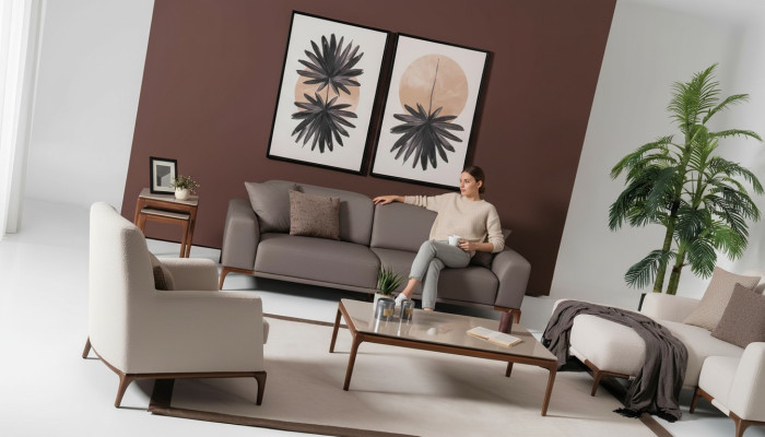 Luxury Design Sofa Set Couch Coffee Table Side Table 5-piece Set