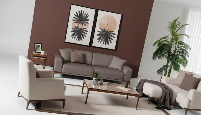 Luxury Design Sofa Set Couch Coffee Table Side Table 5-piece Set