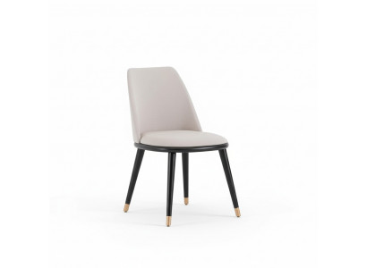 Designer Mega comfortable beige dining chair in modern style