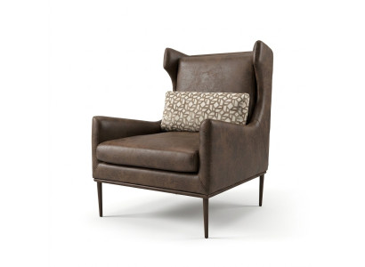 Living room armchair seat modern design brown style modern luxury new