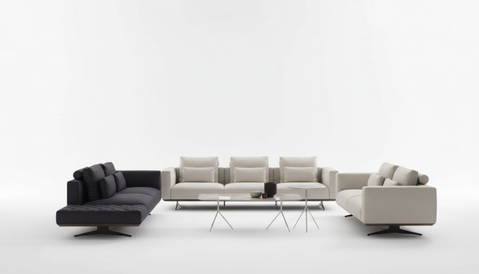 Sofa set 4 3 1 fabric designer 2x coffee table sofa couch upholstery 5 pcs.