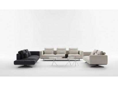 Sofa set 4 3 1 fabric designer 2x coffee table sofa couch upholstery 5 pcs.